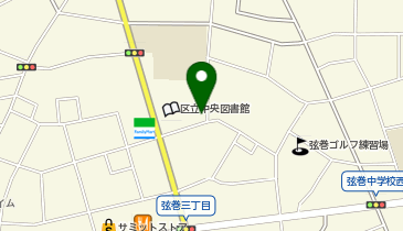 【予約制】akippa 黒川邸_弦巻3丁目駐車場の地図画像
