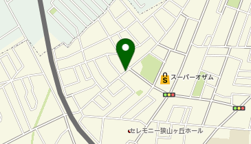 【予約制】akippa 東狭山ケ丘1丁目駐車場の地図画像