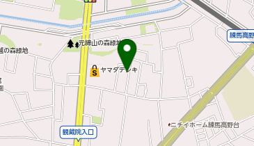 【予約制】akippa 安田邸♯練馬区南田中3丁目駐車場の地図画像