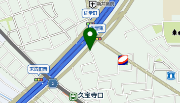 【予約制】akippa *八尾市佐堂町3丁目[山本]駐車場の地図画像