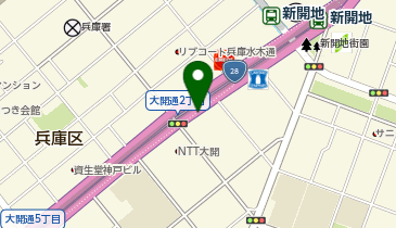【予約制】akippa 神戸木材会館駐車場【2階】の地図画像