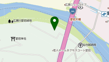 【予約制】akippa 太白区越路4丁目 駐車場の地図画像