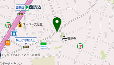 【予約制】akippa 大田区南馬込4丁目♯駐車場の地図画像