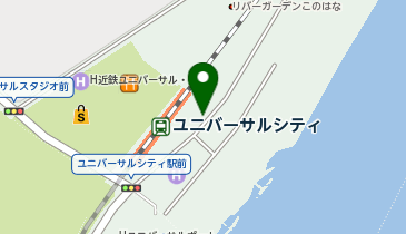 【予約制】akippa UDゆめ咲ビルパーキング【土日祝のみ:7:00-22:00】の地図画像