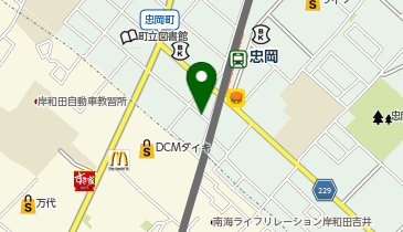 【予約制】akippa 米本駐車場の地図画像