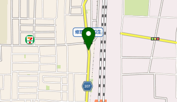 【予約制】akippa ルシェル向日町駅前駐車場の地図画像