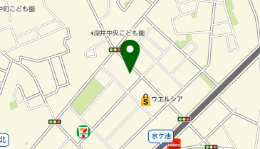 【予約制】akippa 深井水池町駐車場の地図画像