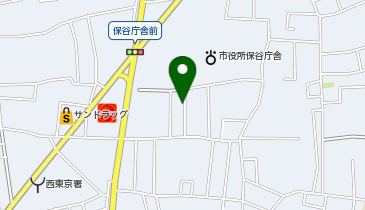 【予約制】akippa 西東京市中町1丁目 駐車場の地図画像