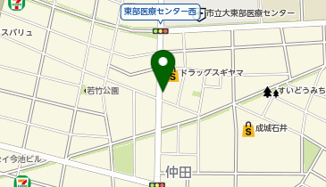 【予約制】akippa 仲田1117駐車場の地図画像