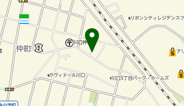 【予約制】akippa 川口5丁目中鉢宅駐車場の地図画像