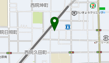 【予約制】akippa *右京区西院北矢掛町:小松ガレージの地図画像