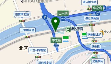 【予約制】akippa 【宿泊不可】中之島ダイビル駐車場【土日祝のみ:7:00-23:00】の地図画像