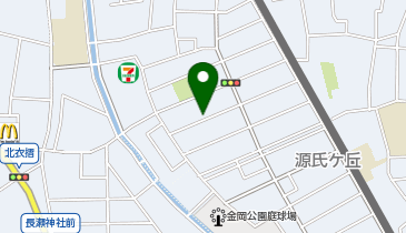 【予約制】akippa 井上邸_源氏ケ丘駐車場の地図画像