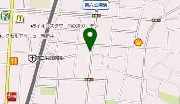 【予約制】akippa 栗原2丁目17長谷部邸☆駐車場の地図画像