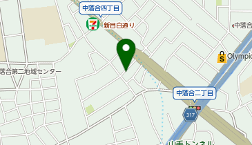 【予約制】akippa 新宿区中落合4丁目2♯駐車場の地図画像
