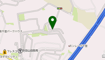 【予約制】akippa 千里山田西団地【11号棟南側】(0119)の地図画像