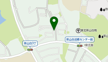 【予約制】akippa 茶山台B団地駐車場【4号棟・5号棟近辺】(0106)の地図画像
