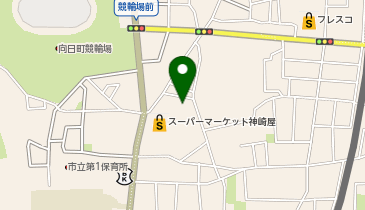 【予約制】akippa *向日市寺戸町東ノ段7:河内屋第三ガレージの地図画像