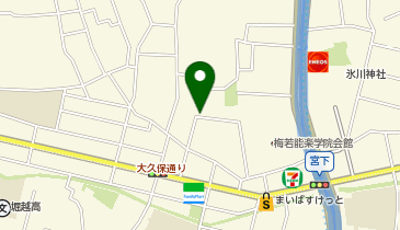 【予約制】akippa 東中野2丁目5伊東邸駐車場の地図画像