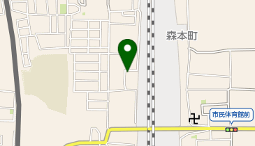 【予約制】akippa *向日市森本町下森本17:(有)スペース駐車場の地図画像