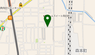 【予約制】akippa *向日市寺戸町二枚田19:清水ガレージの地図画像