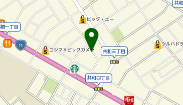 【予約制】akippa 共和4丁目中田宅駐車場の地図画像