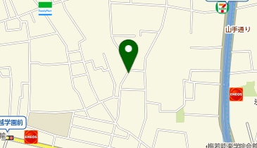 【予約制】akippa 東中野2丁目10駐車場の地図画像