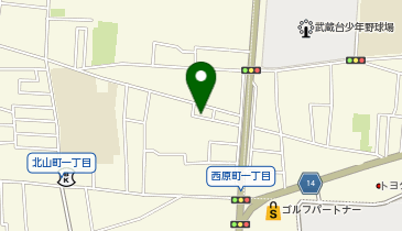 【予約制】akippa 北山町2丁目10星野邸☆駐車場の地図画像