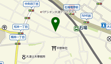 【予約制】akippa 大津市松本2丁目駐車場の地図画像
