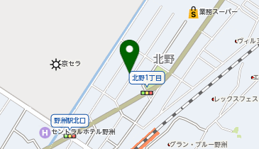 【予約制】akippa 北口マンション駐車場【バイク専用】の地図画像