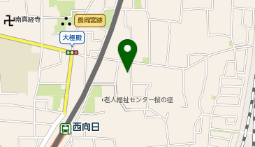 【予約制】akippa *向日市鶏冠井町山畑2[大西]駐車場の地図画像