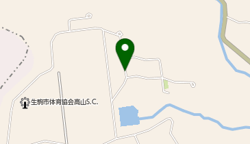 【予約制】akippa 生駒市高山町駐車場の地図画像