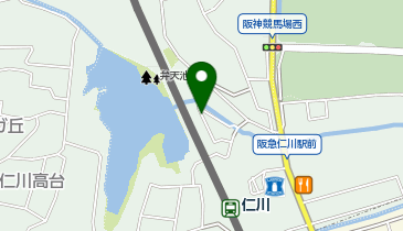 【予約制】akippa 仁川駅まで徒歩2分駐車場【軽自動車専用】の地図画像