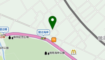【予約制】akippa 鵠沼海岸1-15駐車場の地図画像