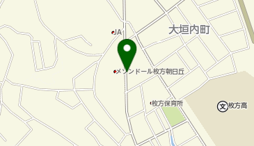 【予約制】akippa 枚方配電営業所お客様駐車場の地図画像
