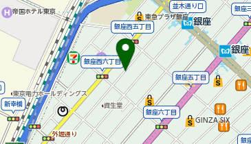 【予約制】akippa 東京銀座朝日ビルディング駐車場※高さ155cm以下の地図画像