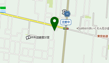 【予約制】akippa 花小金井5丁目島崎宅駐車場の地図画像