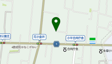 【予約制】akippa 花小金井2丁目富士石材駐車場の地図画像