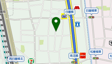 【予約制】akippa 西日置2丁目7☆アキッパ駐車場の地図画像