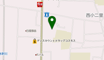 【予約制】akippa アルコイリス小二里駐車場の地図画像