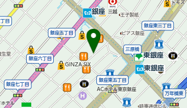 【予約制】akippa クロス銀座パーキング【機械式】【平日のみ:17:00-22:00】※ハイルーフ対応の地図画像