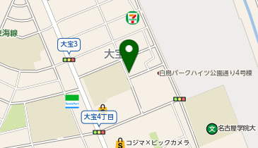 【予約制】akippa 【軽自動車専用:センチュリーホールまで徒歩3分】大宝2丁目2☆駐車場の地図画像