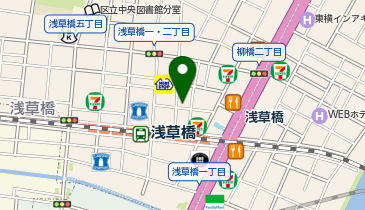 【予約制】akippa 【浅草橋駅徒歩3分!】浅草橋1丁目28☆駐車場の地図画像