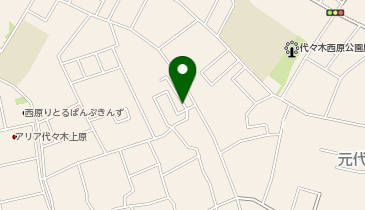 【予約制】akippa 西原2丁目アキッパ駐車場【貸出時間:08:00-18:00】の地図画像