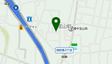 【予約制】akippa 宝山町209駐車場の地図画像