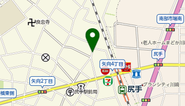 【予約制】akippa 矢向4-5-10駐車場の地図画像