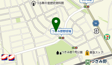 【予約制】akippa つきみ野7丁目つきみ野野球場近く駐車場【2】の地図画像