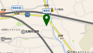 【予約制】akippa *月極:生駒市東新町5[山本]駐車場の地図画像