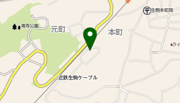 【予約制】akippa *個人宅:生駒市本町14[代々木]駐車場の地図画像