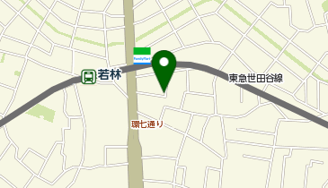 【予約制】akippa 若林1丁目駐車場の地図画像